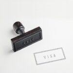 visa, paper, passport visa